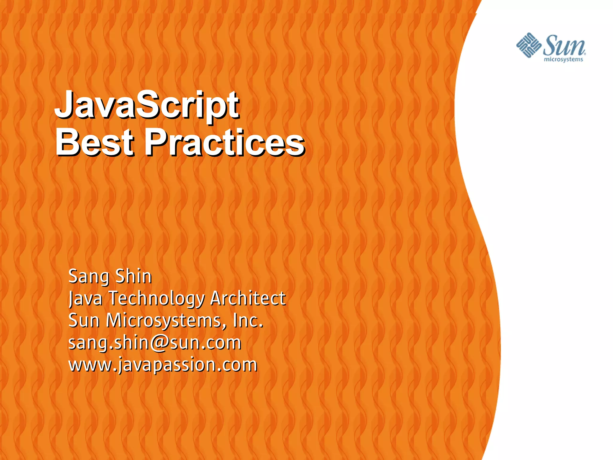 Java Script Best Practices