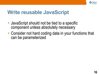 Java Script Best Practices