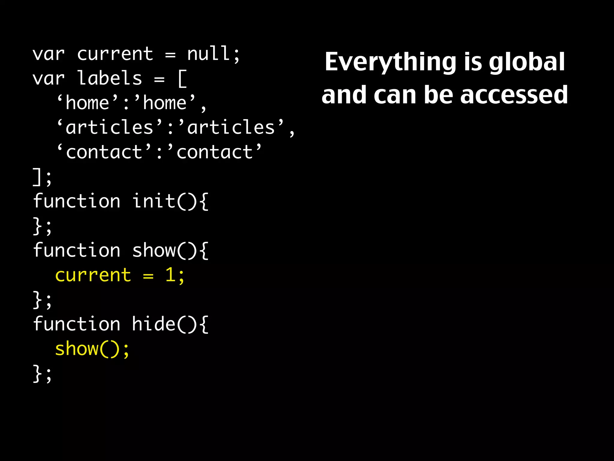 Javascript Best Practices