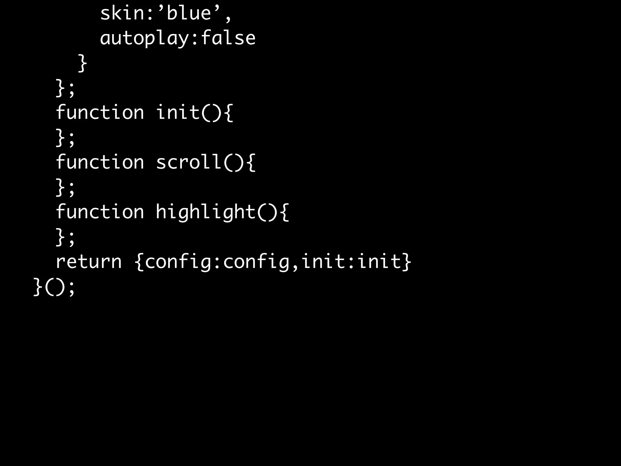 Javascript Best Practices