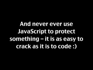 Javascript Best Practices