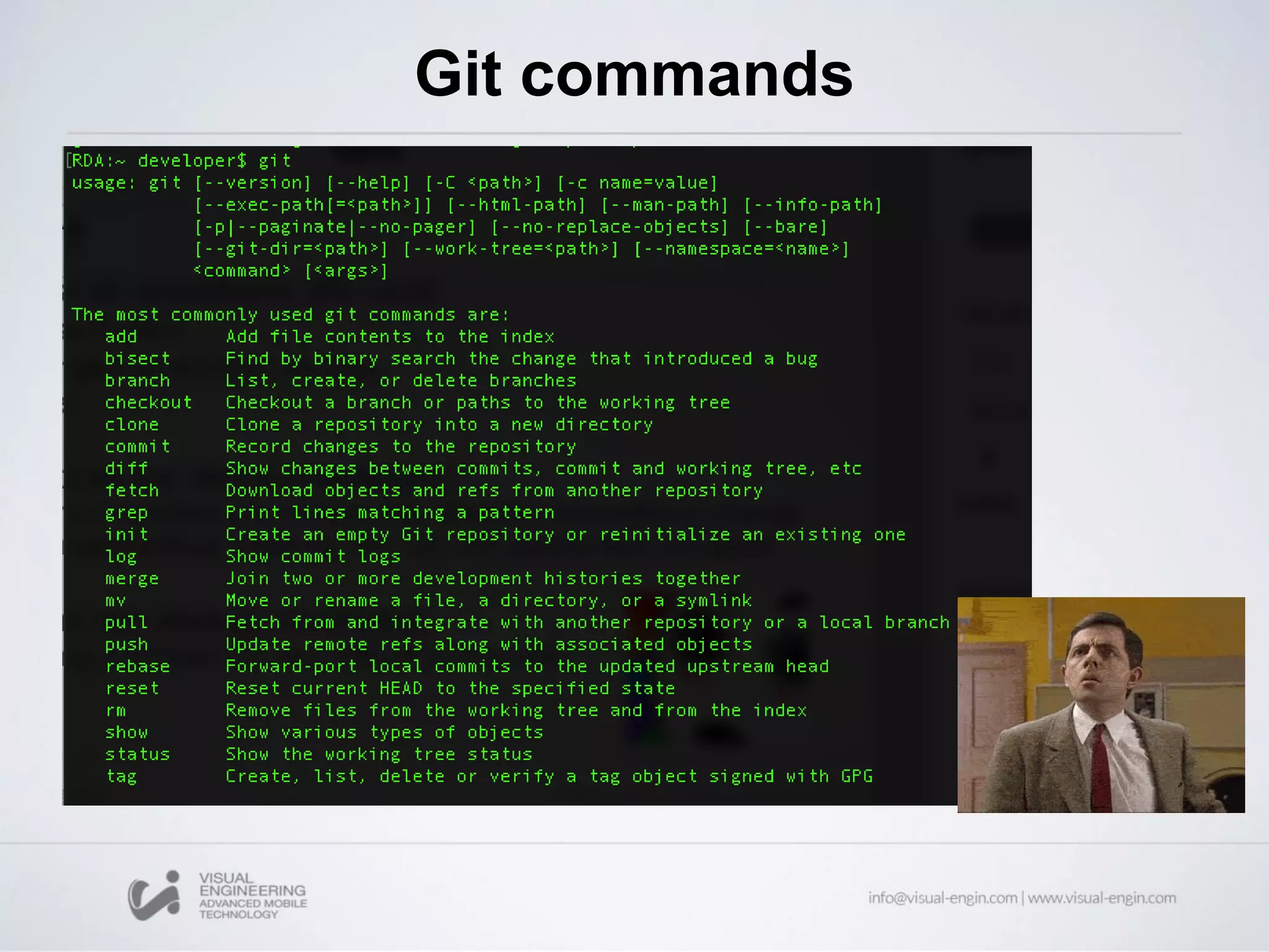 Git commands
 