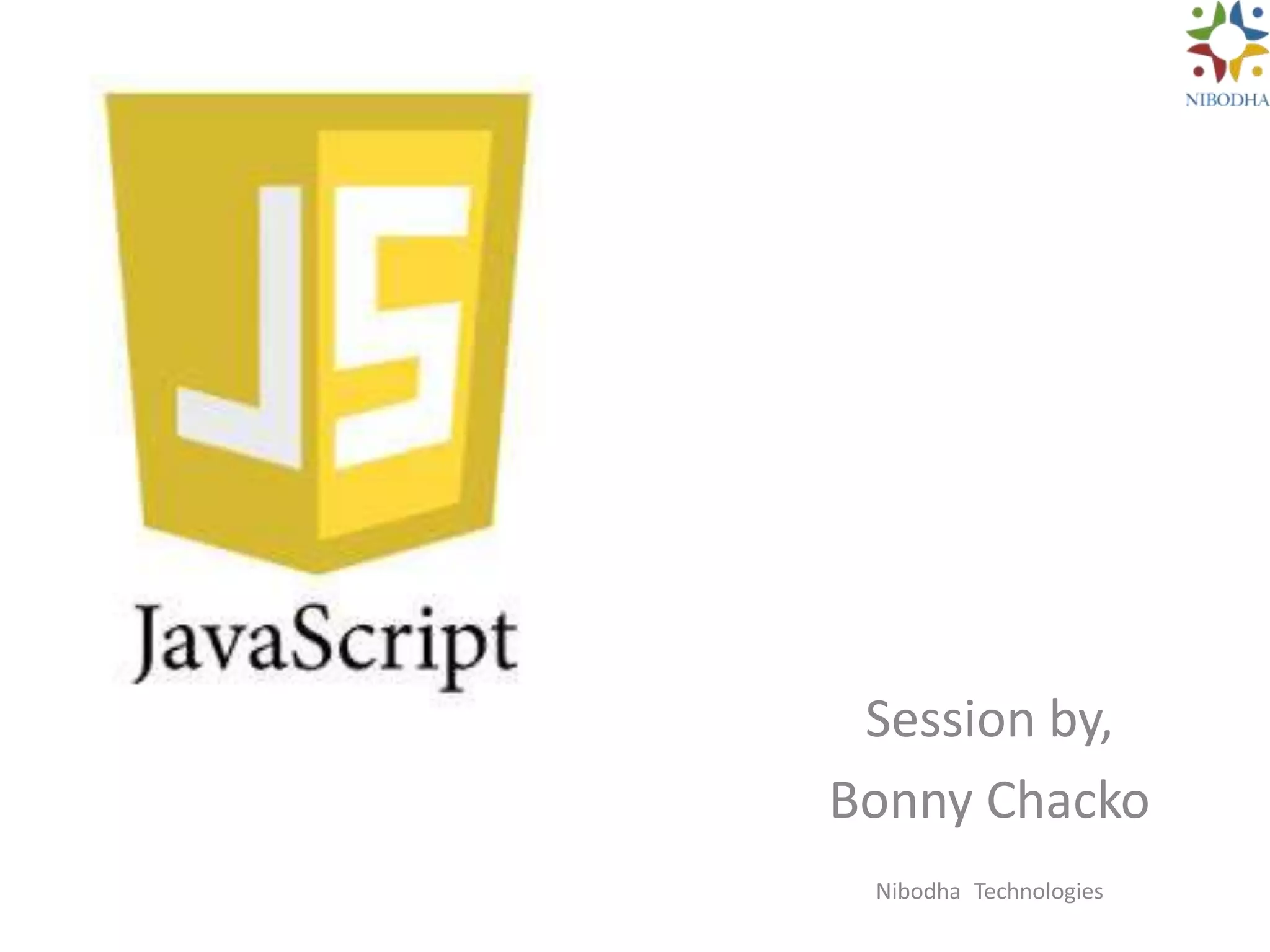Javascript Basics by Bonny PPT