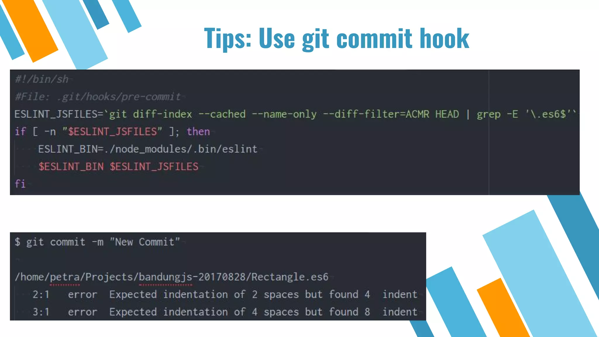 Tips: Use git commit hook 