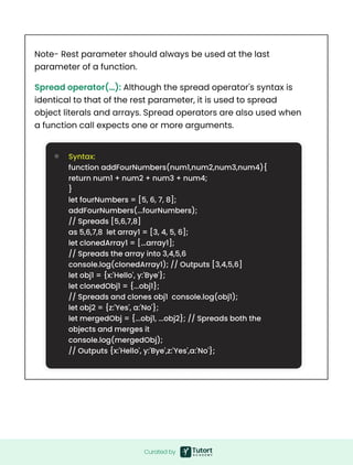 Important JavaScript Concepts Every Developer Must Know | PDF