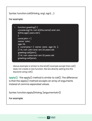 Important JavaScript Concepts Every Developer Must Know | PDF