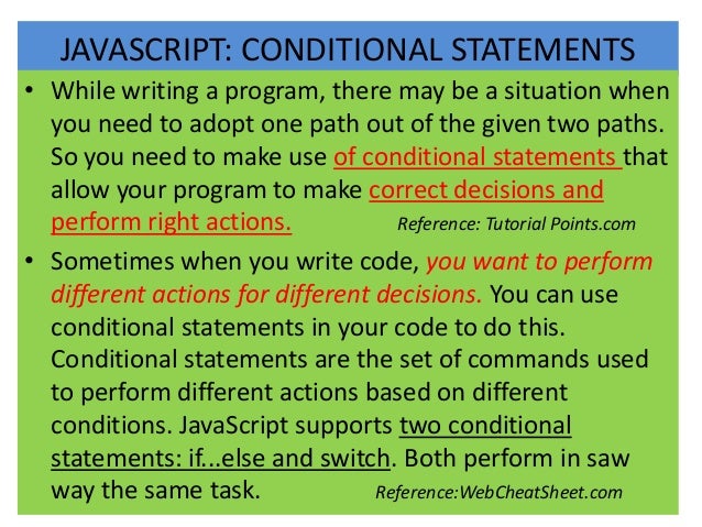 javascript conditional javascript conditional