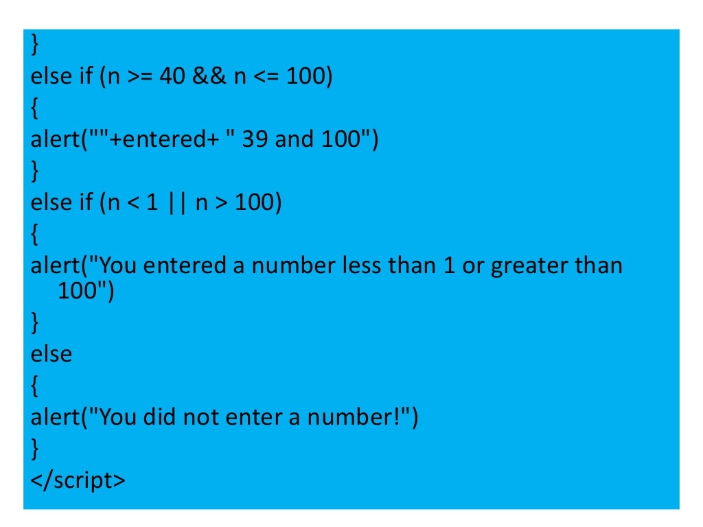 javascript conditional statement javascript conditional statement