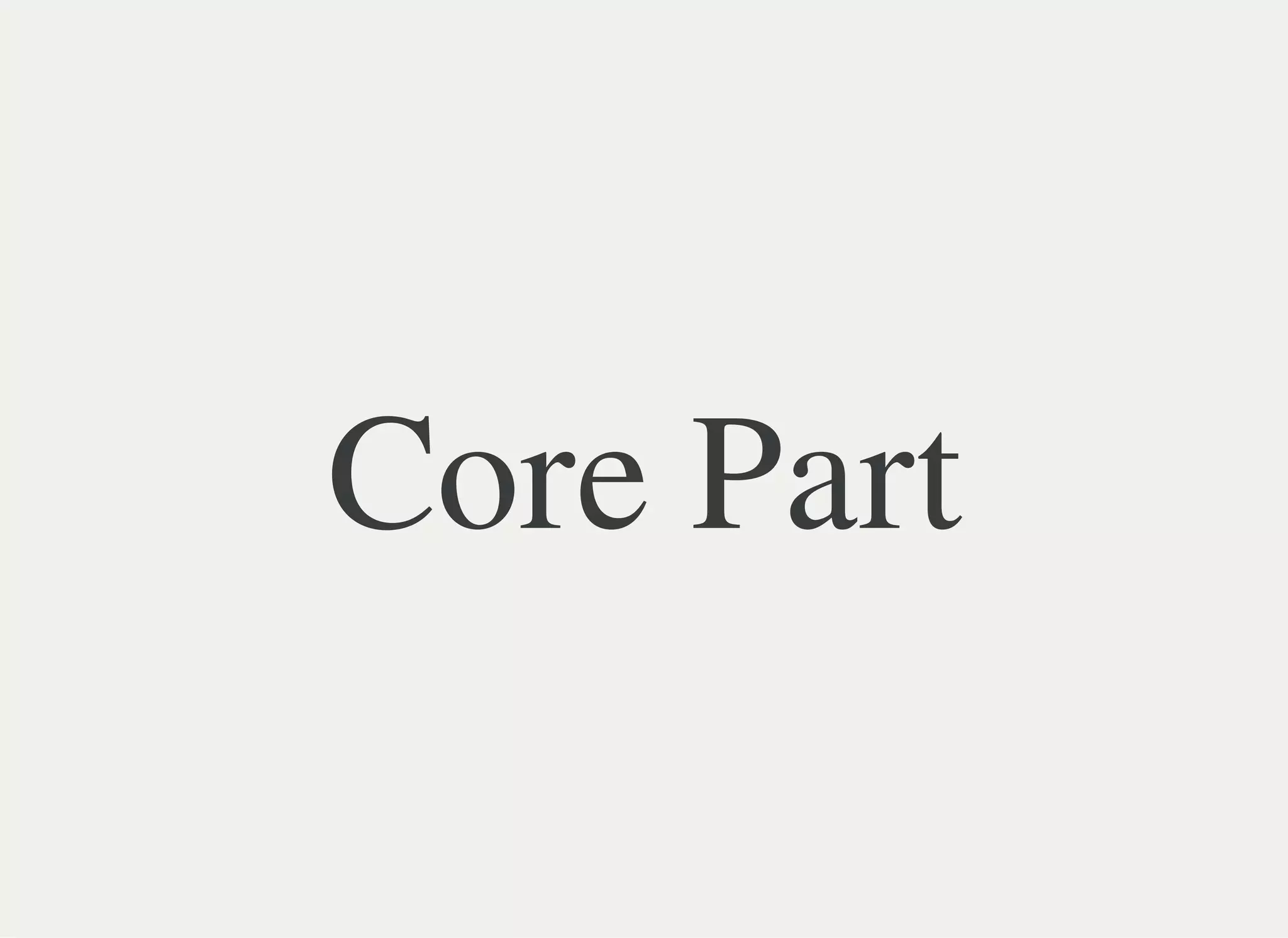 Core Part
 