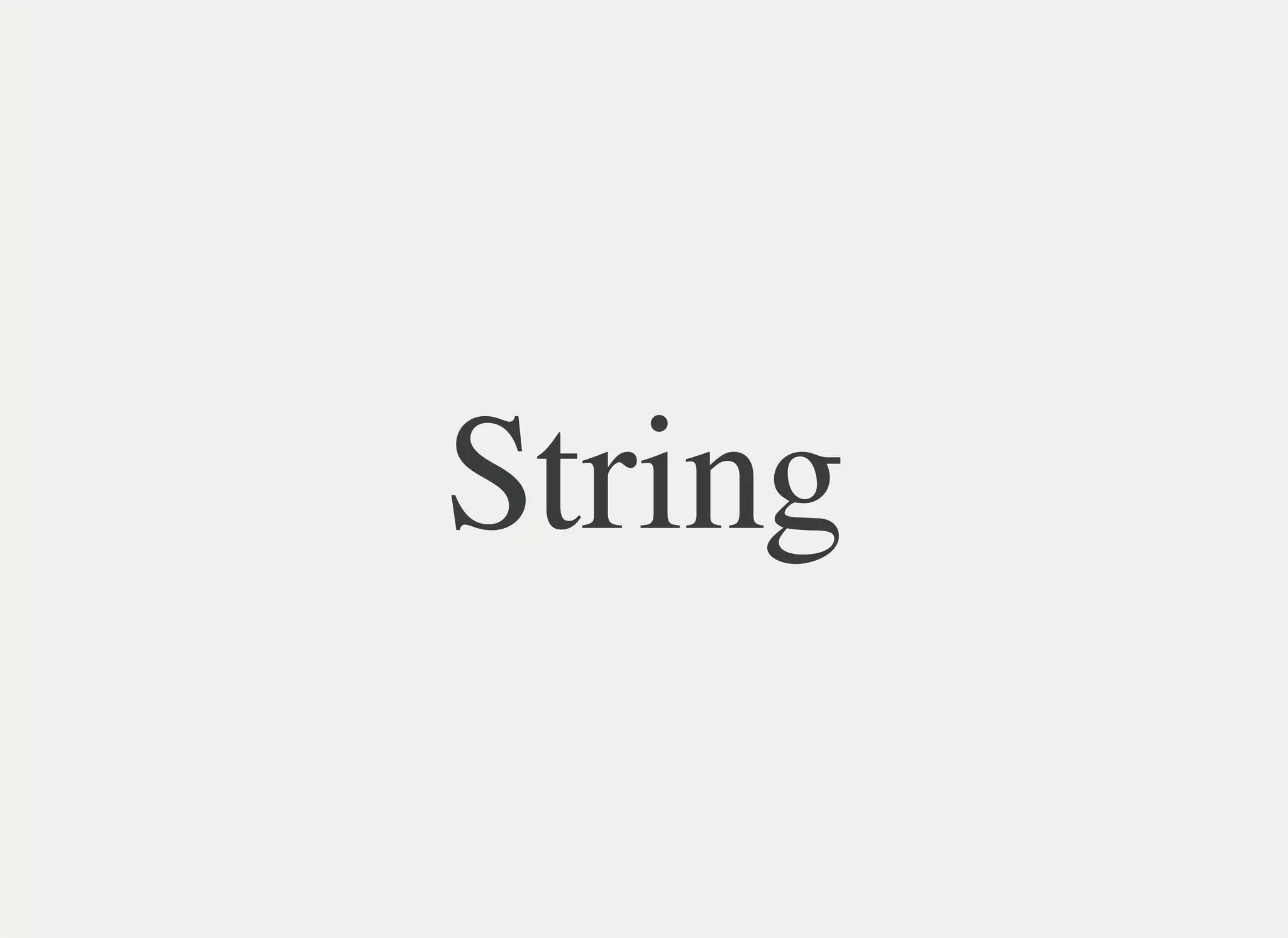 String
 