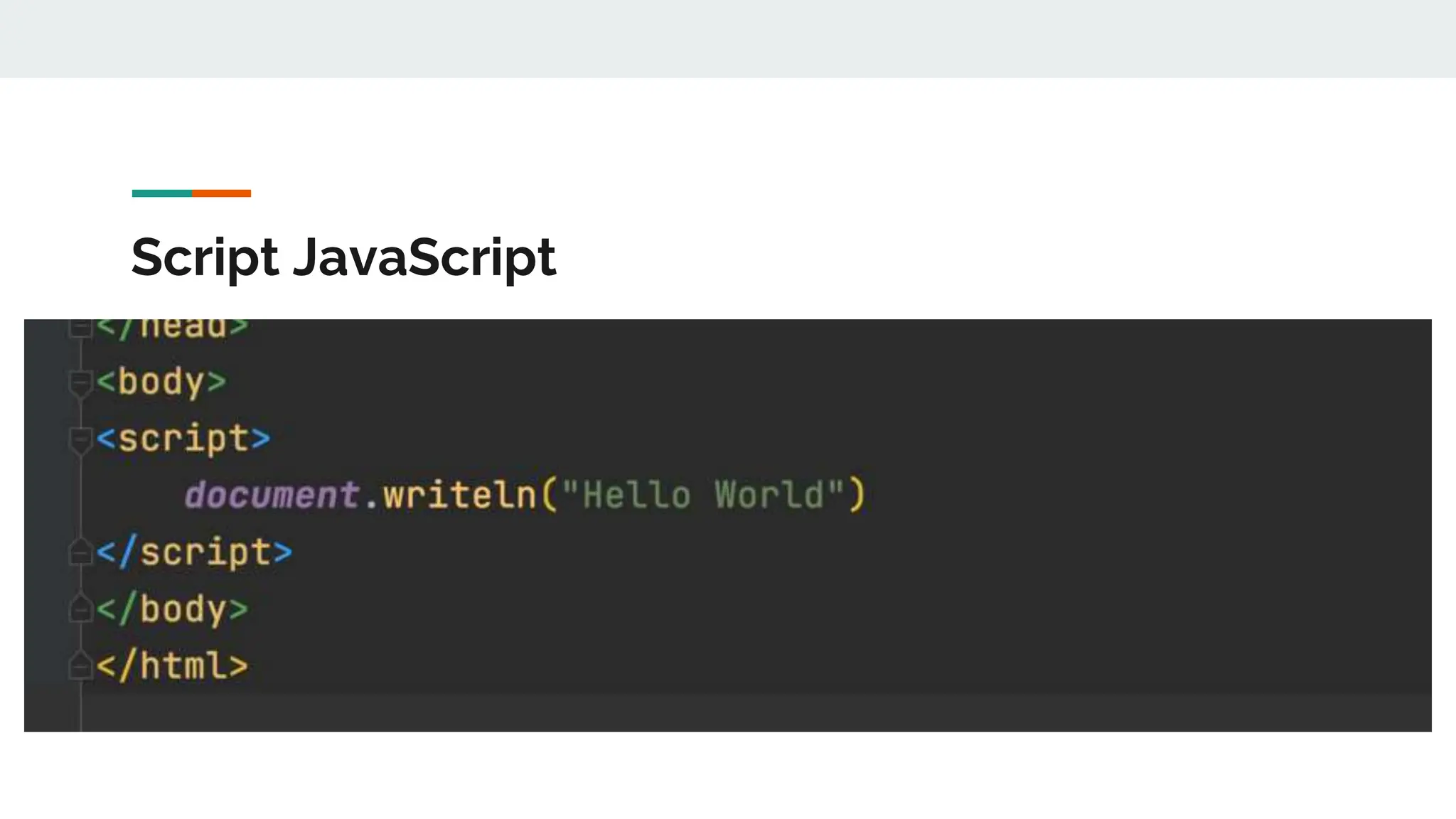 Script JavaScript
 