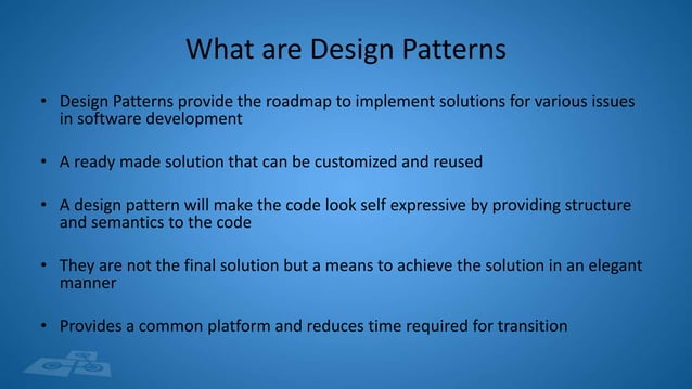 Introduction to Design Patterns in Javascript | PPT