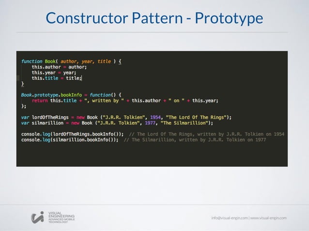 Workshop 2: JavaScript Design Patterns | PPT