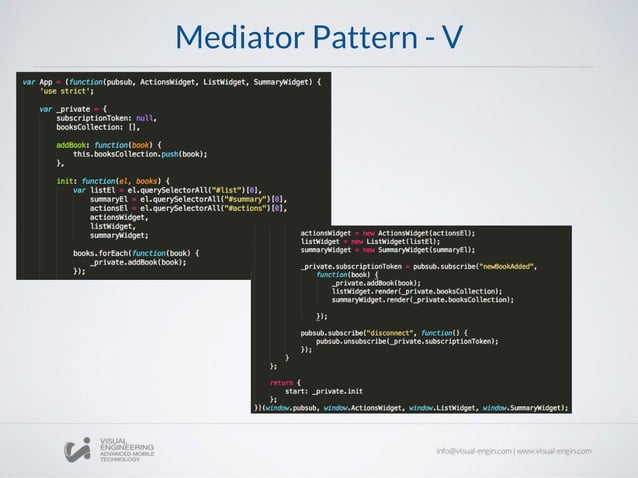 Workshop 2: JavaScript Design Patterns | PPT