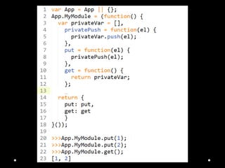 JavaScript design patterns overview | PPT