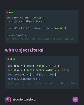with Object Literal
@coder_aishya
 