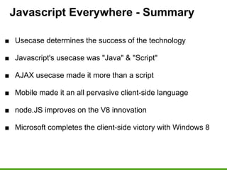Javascript everywhere | PDF
