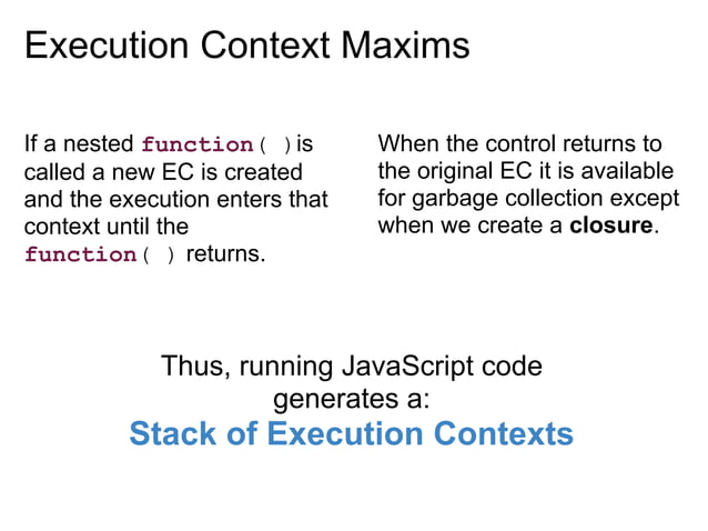JavaScript Execution Context | PDF