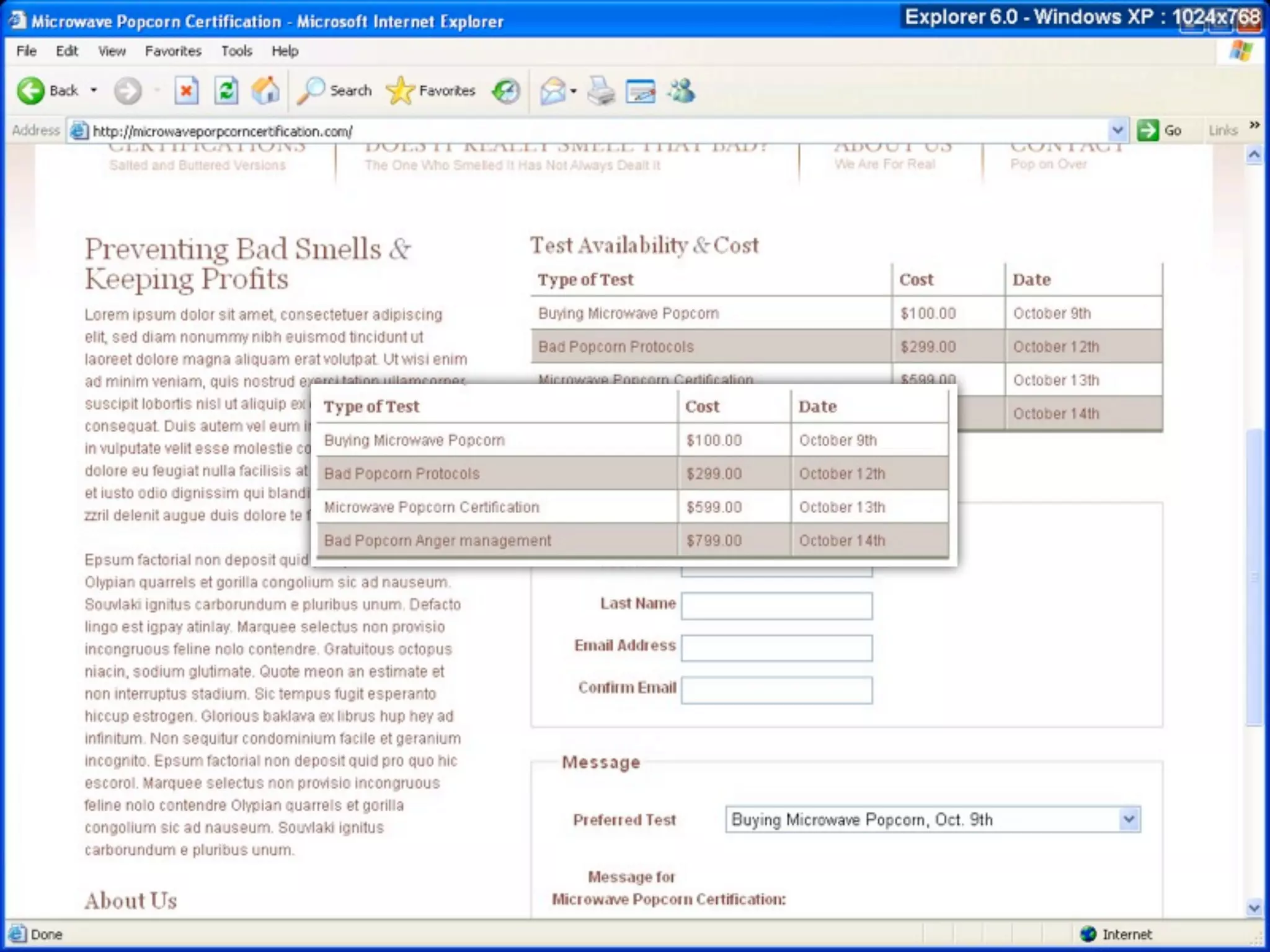 PROOF OF IE6 SUPPORT
 