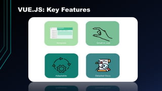 VUE.JS: Key Features
 