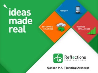 Ganesh P A, Technical Architect
 