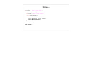 Named Function
function named_function() {
return "I'm a named function!"
}
 