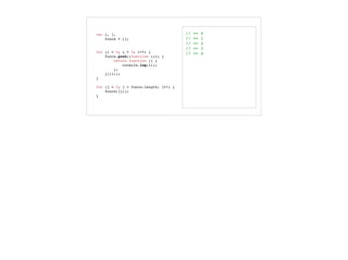 Modifying Context
Taking control of this
call(thisArg, arg1, …, argN)
use to set the value of this when you know the number
of arguments and what they are
 