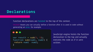 Javascript functions | PPTX