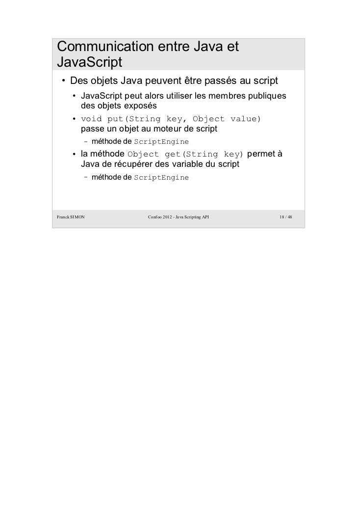Java Scripting Api