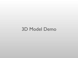 3D Model Demo
 