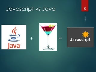CS380
8
Javascript vs Java
+ =
 