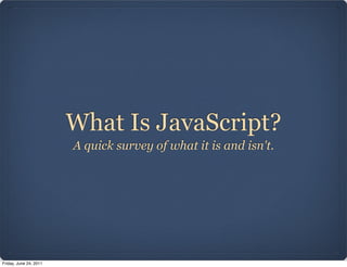 JavaScript Intro | PPT