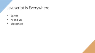 Javascript in Web development | PPT