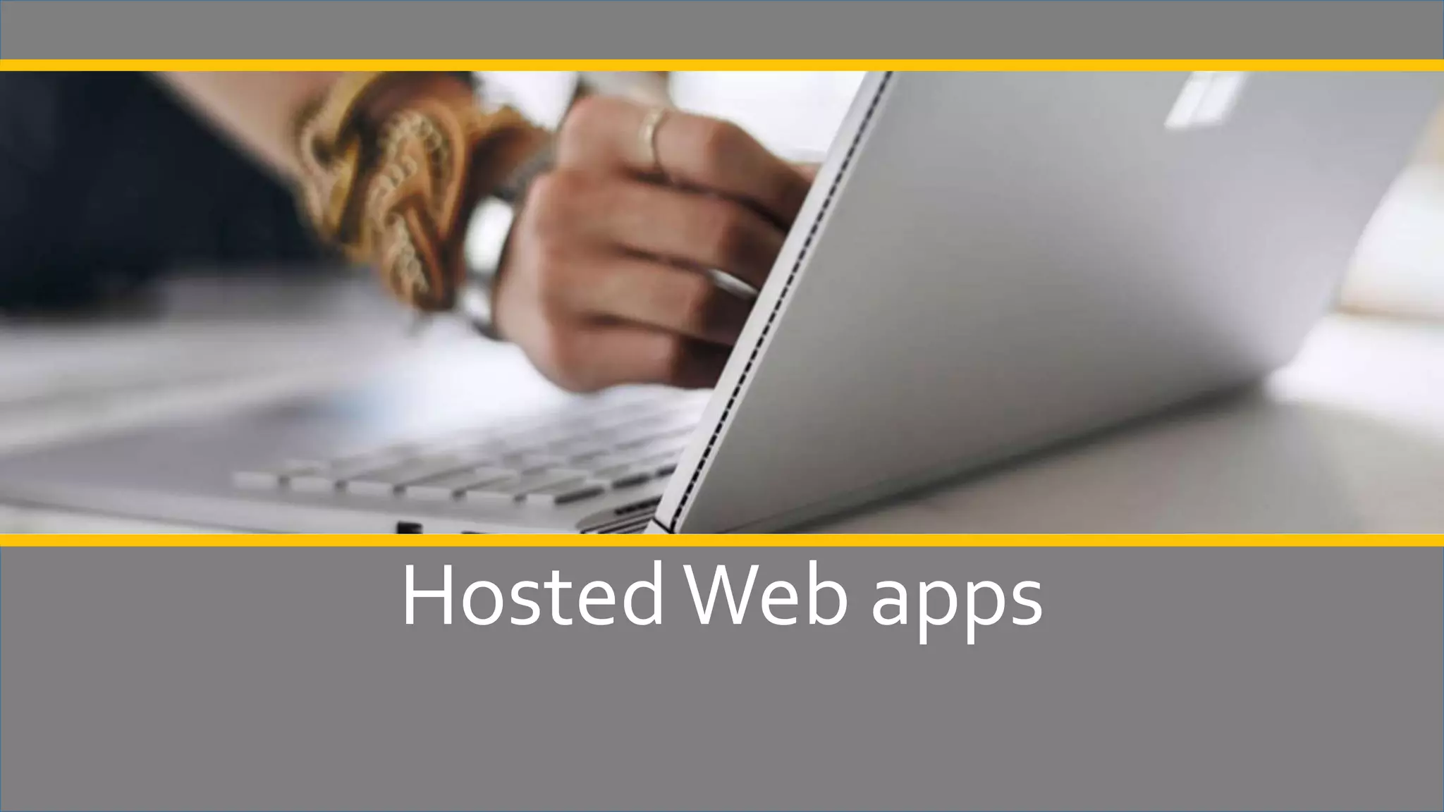 HostedWeb apps 