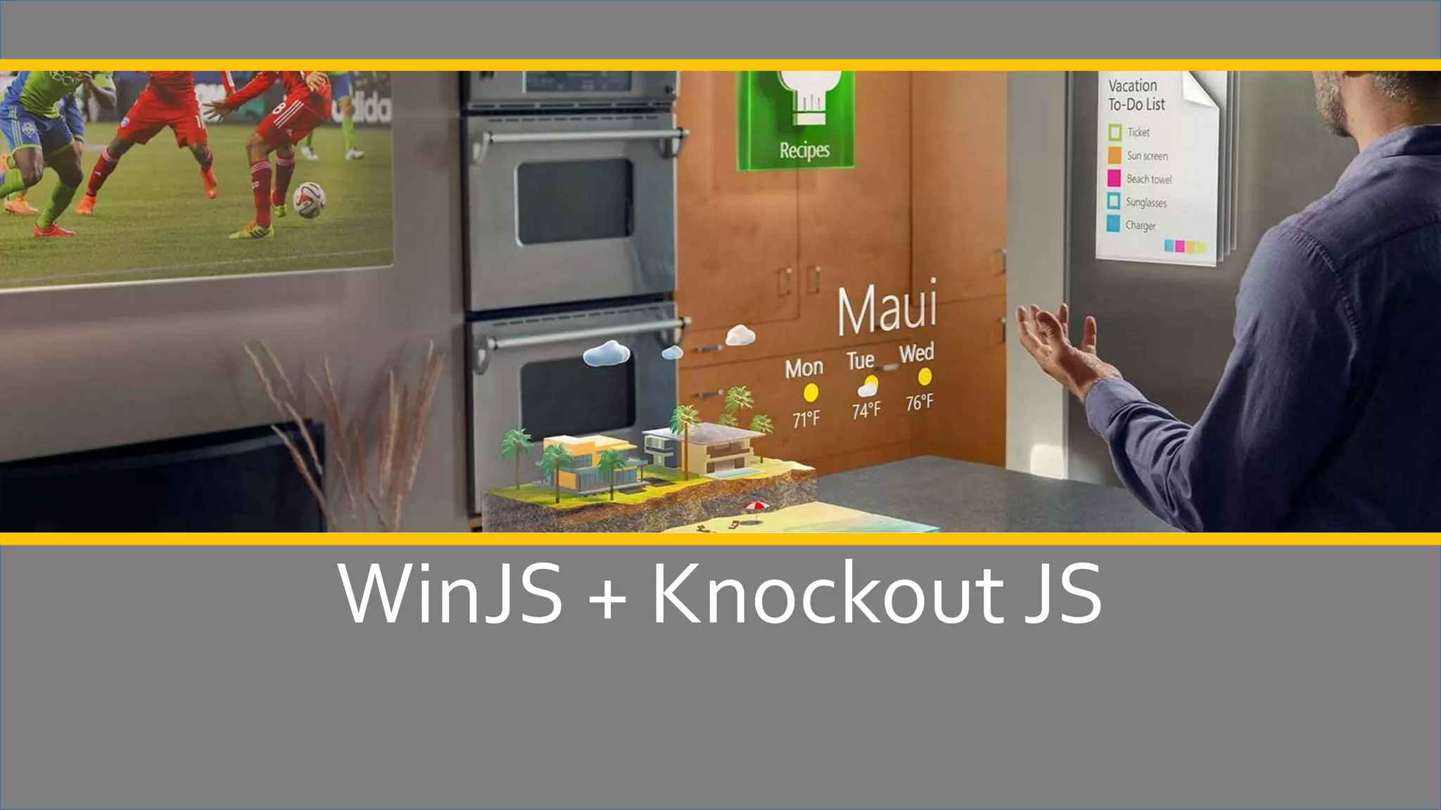 WinJS + Knockout JS 