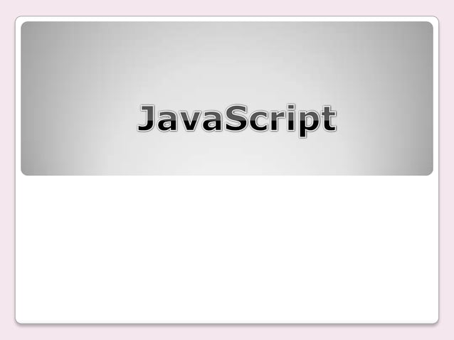 Javascript | PPT