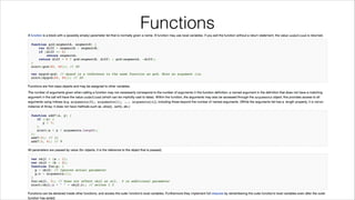 Functions

 