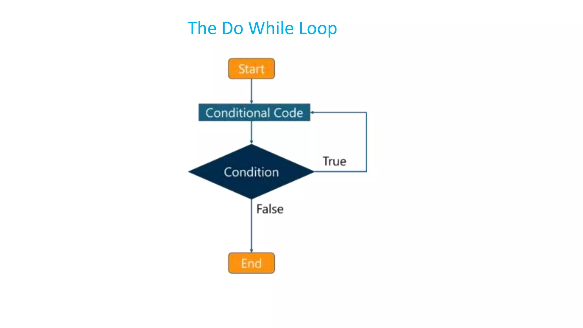 The Do While Loop
 