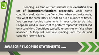 JavaScript Looping Statements | PPT