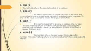 Javascript math boolean string date | PPTX