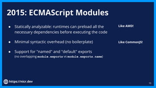 JavaScript Modules Past, Present and Future | PDF