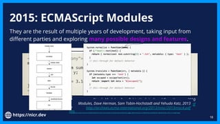 JavaScript Modules Past, Present and Future | PDF