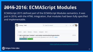 JavaScript Modules Past, Present and Future | PDF