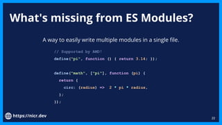 JavaScript Modules Past, Present and Future | PDF
