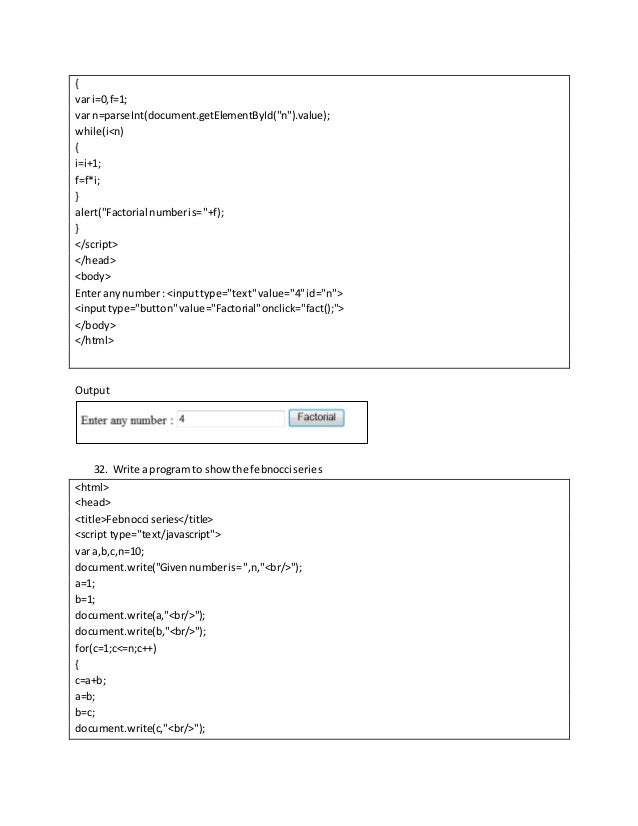 Javascript notes