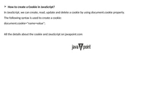 Comprehensive Guide to JavaScript: Features, Objects, Events, and ...