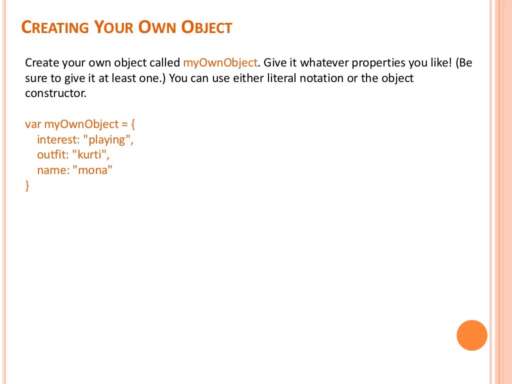 for each javascript object for each javascript object