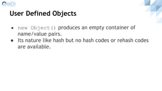 JavaScript Objects | PPT