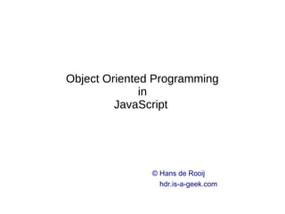 JavaScript Object Oriented Programming Cheat Sheet | PPT