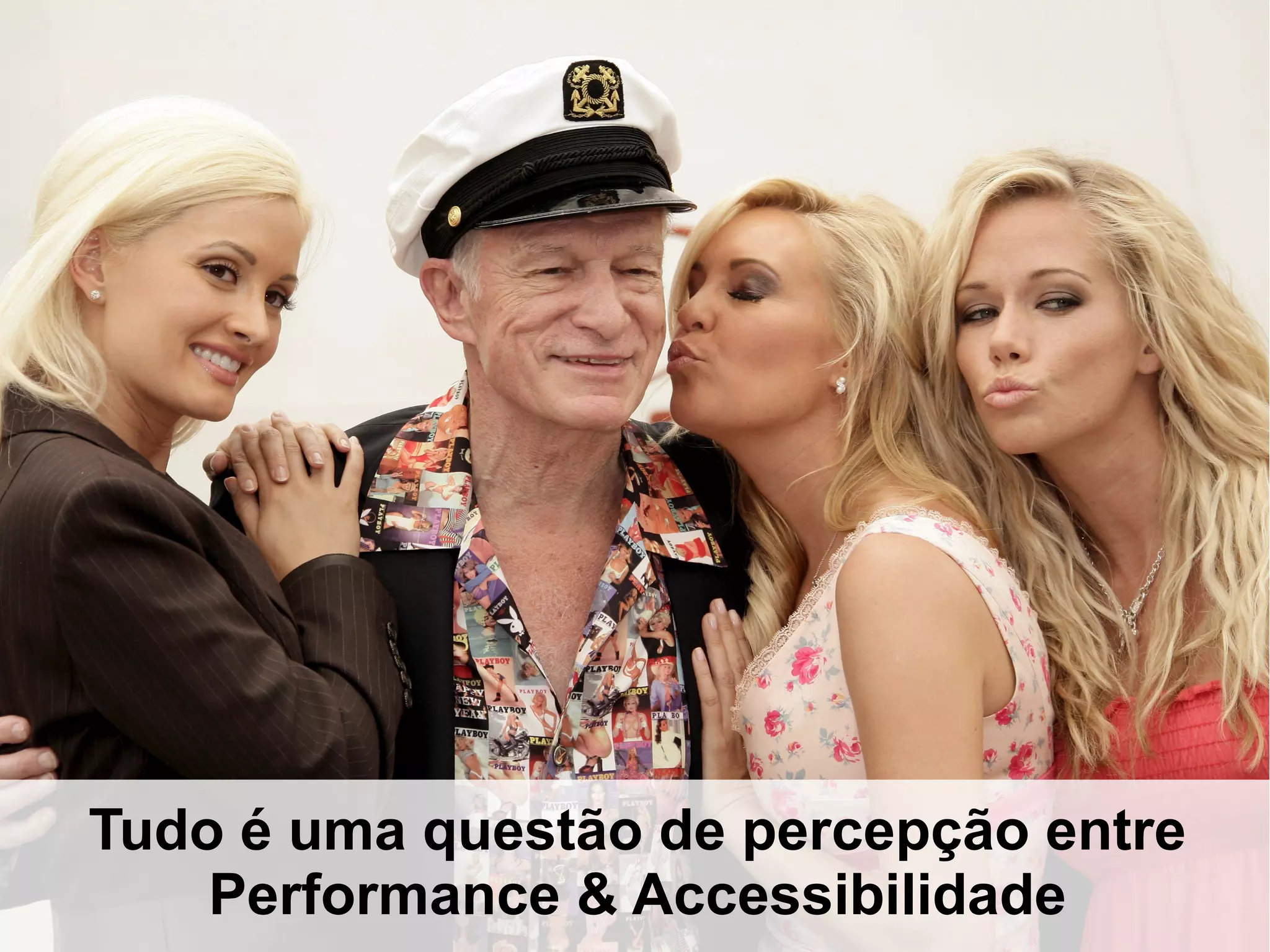 Tudo é uma questão de percepção entre
Performance & Accessibilidade
 